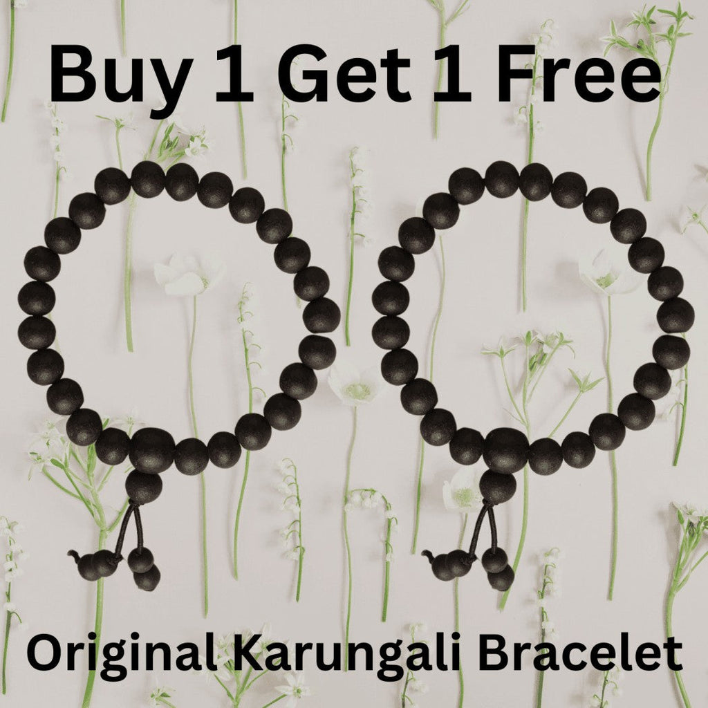 Original Karungali Bracelet Natural Ebony Wood with Certification Buy 1 Get 1 Free