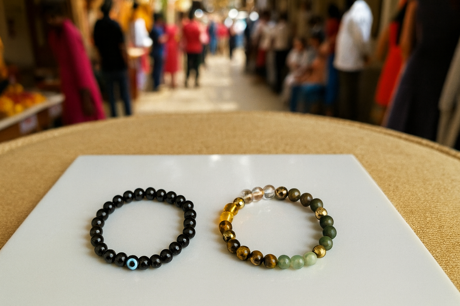 Combo of Money Magnet Bracelet & Evil Eye Bracelet with Govt. Certification